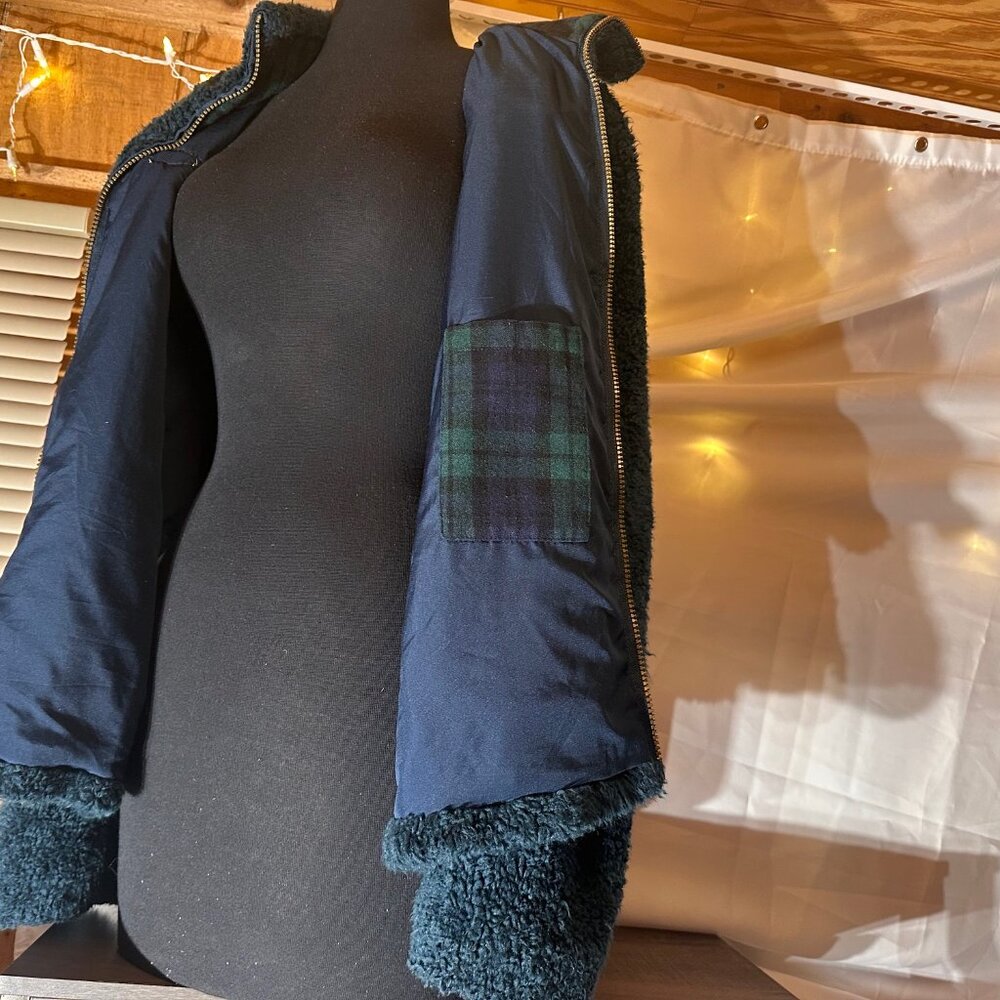 Unique Patchwork Pendleton Teddy Jacket Xl - image 7